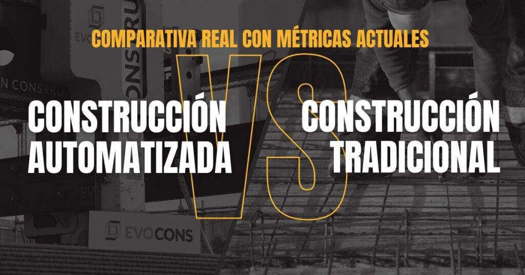 Construcción automatizada vs tradicional: comparativa real con métricas actuales