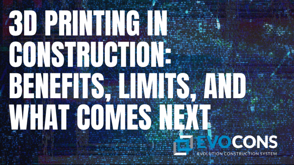 3D pirnting in construction