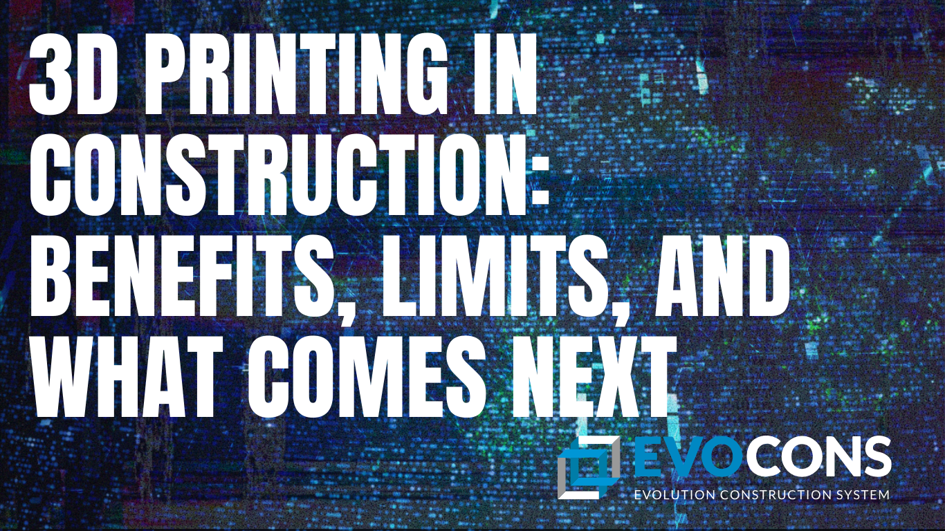 3D pirnting in construction