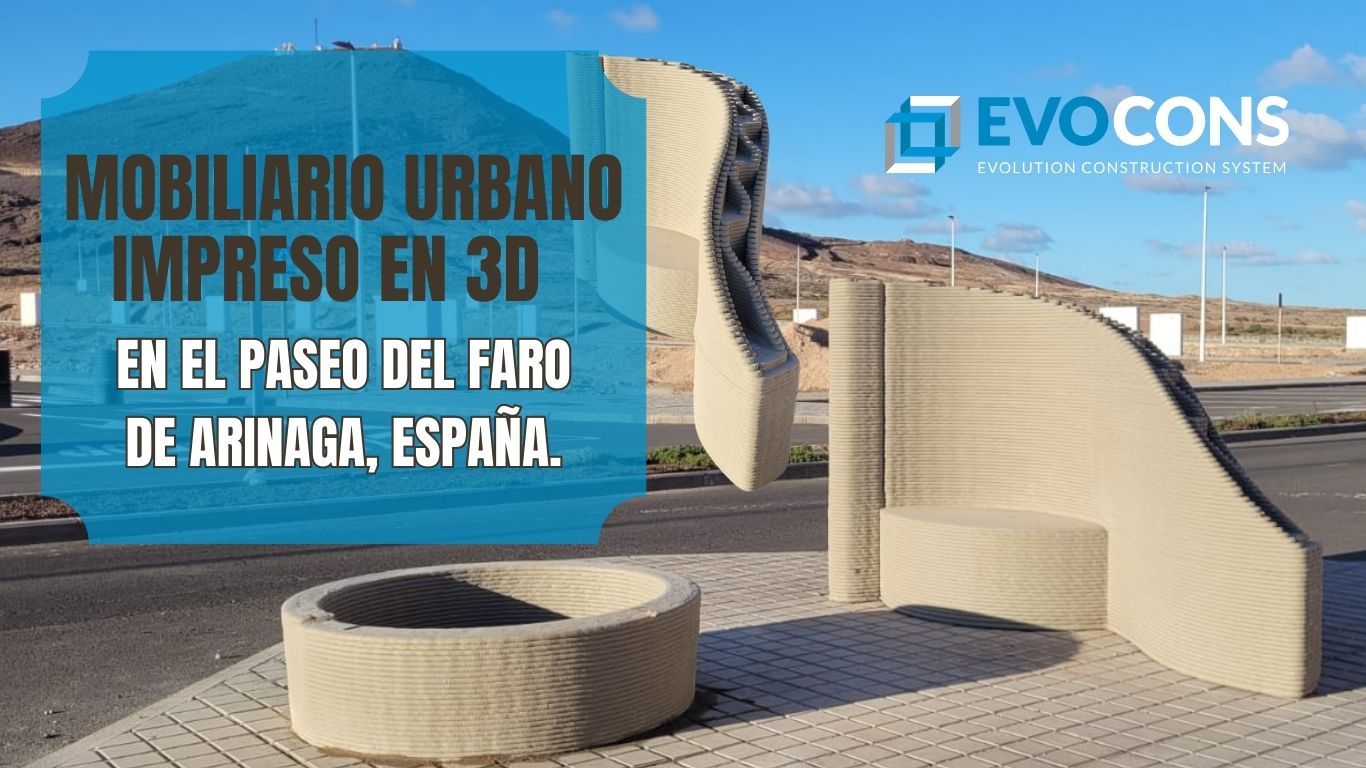 Mobiliario urbano en impresión 3d