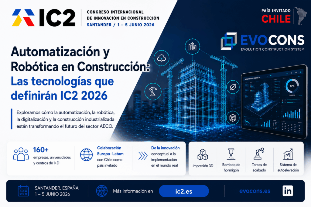 Automatización en la Construcción : Las Tecnologías que Definirán el IC2 Congress 2026